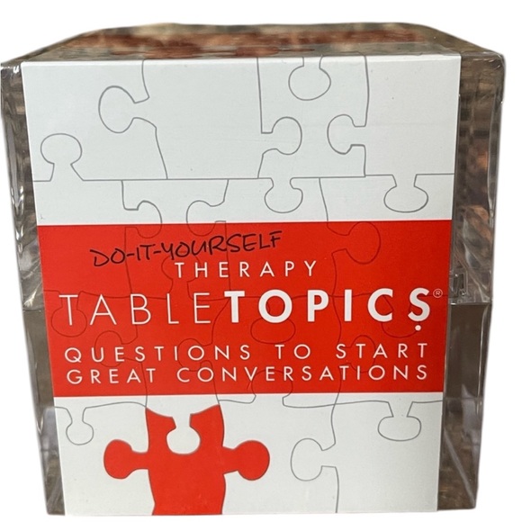 Do-It-Yourself Therapy Table Topics Questions To Start Great Conversations NEW - Picture 5 of 6
